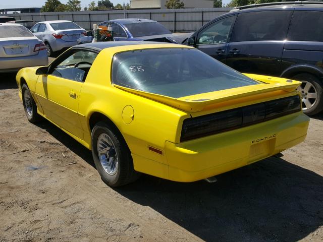 1G2FW87H5GL249037 - 1986 PONTIAC FIREBIRD T YELLOW photo 3