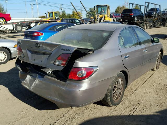 JTHBA30G045053955 - 2004 LEXUS ES 330 GOLD photo 4