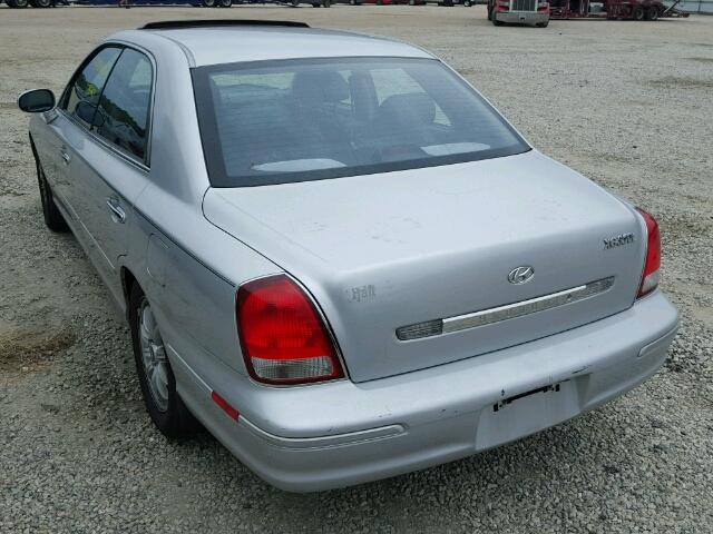 KMHFU45E33A241894 - 2003 HYUNDAI XG 350 SILVER photo 3