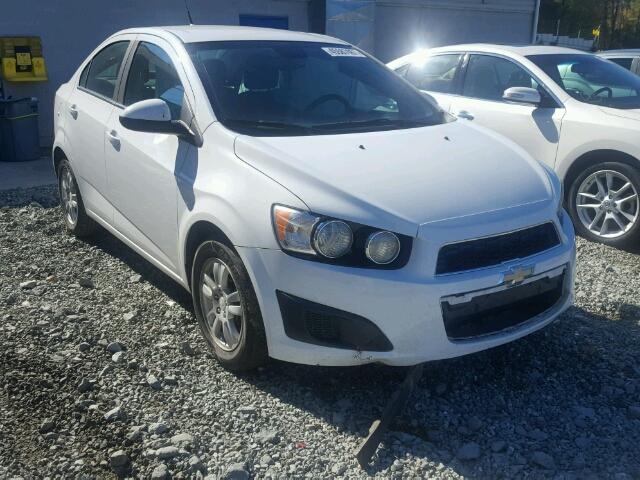 1G1JC5SH9E4100666 - 2014 CHEVROLET SONIC LT WHITE photo 1