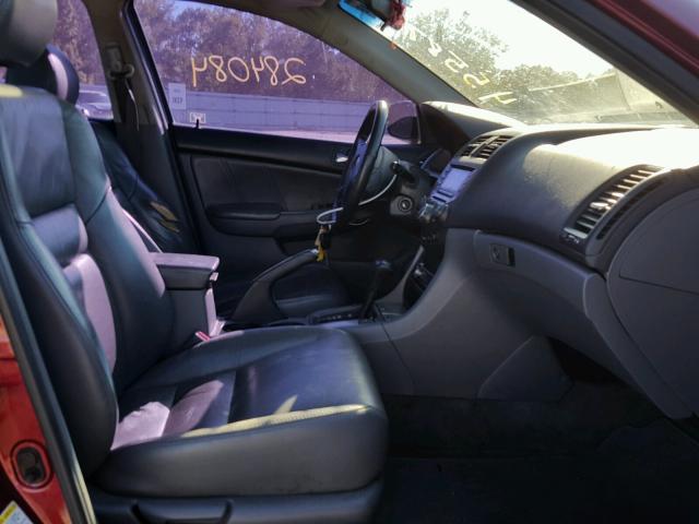 1HGCM56855A182261 - 2005 HONDA ACCORD EX MAROON photo 5