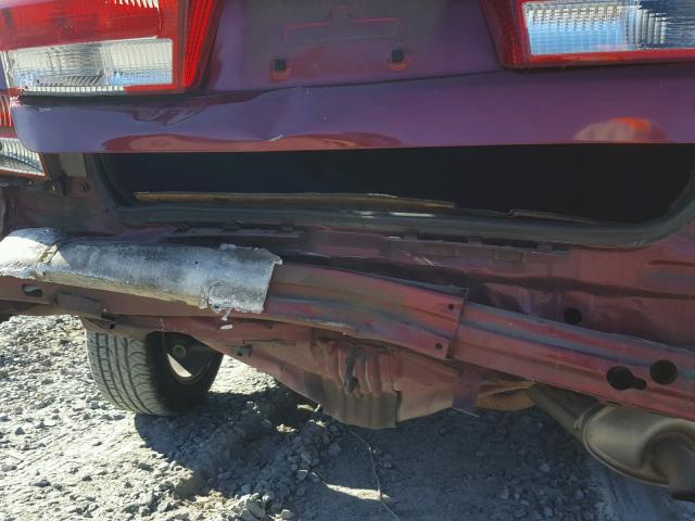 1HGCM56855A182261 - 2005 HONDA ACCORD EX MAROON photo 9