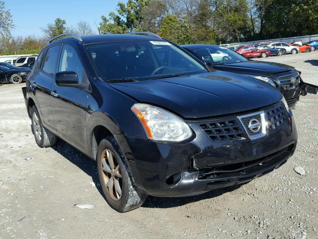 JN8AS5MV2AW134075 - 2010 NISSAN ROGUE S BLACK photo 1