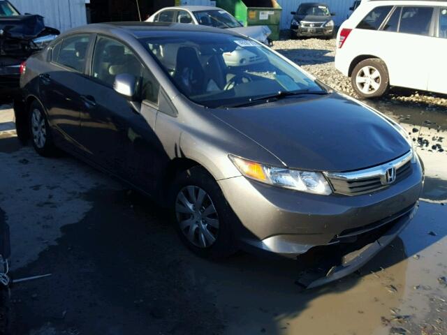 19XFB2F54CE380622 - 2012 HONDA CIVIC GRAY photo 1