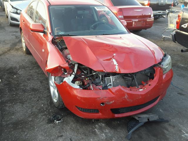 JM1BK12F141187713 - 2004 MAZDA 3 I RED photo 1