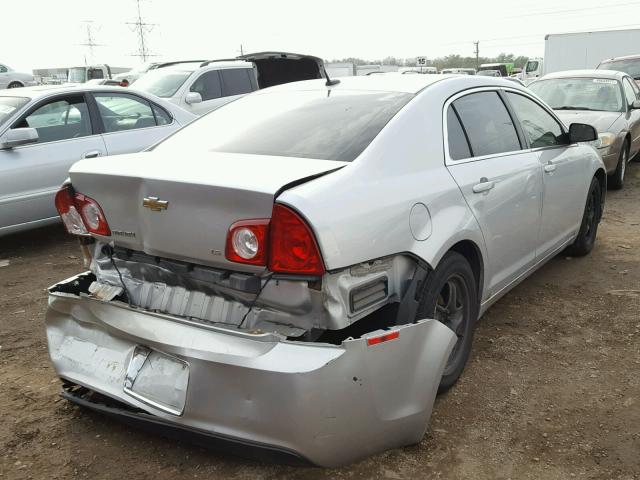 1G1ZG57B69F107869 - 2009 CHEVROLET MALIBU LS SILVER photo 4