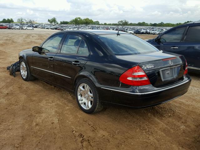 WDBUF70J93A189214 - 2003 MERCEDES-BENZ E 500 BLACK photo 3