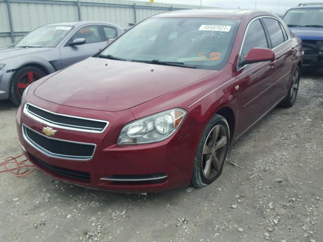 1G1ZJ57BX8F288247 - 2008 CHEVROLET MALIBU MAROON photo 2