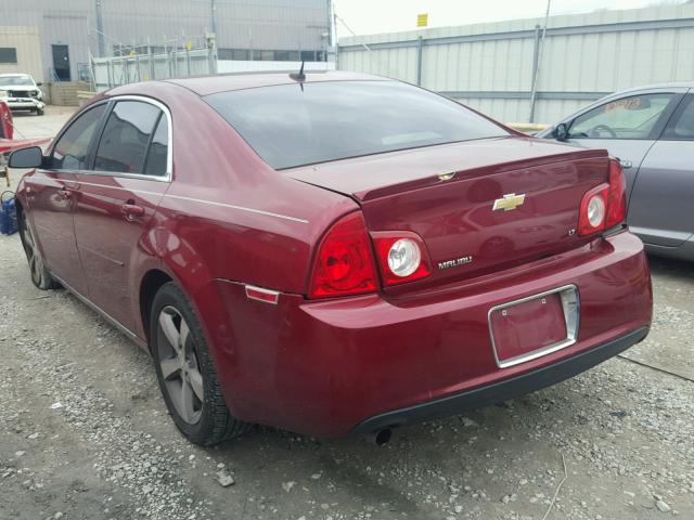 1G1ZJ57BX8F288247 - 2008 CHEVROLET MALIBU MAROON photo 3