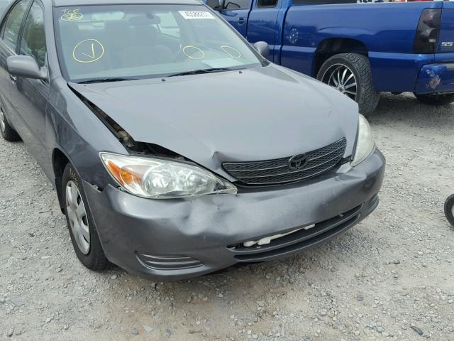 4T1BE32K13U705330 - 2003 TOYOTA CAMRY LE GRAY photo 9