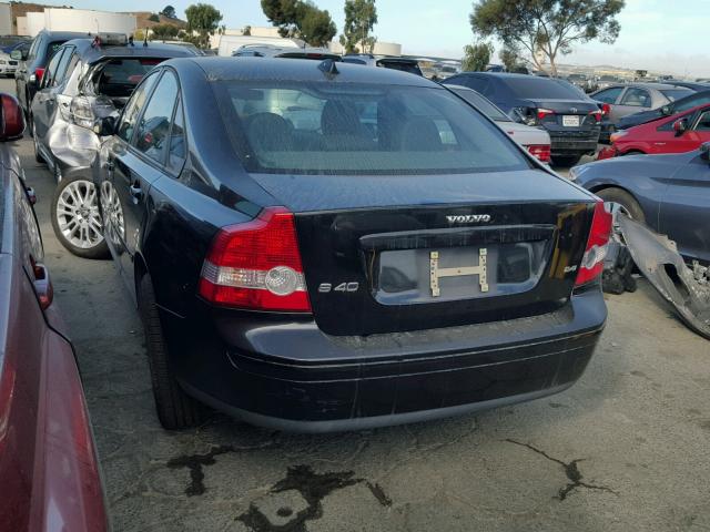 YV1MS390162155289 - 2006 VOLVO S40 BLACK photo 3