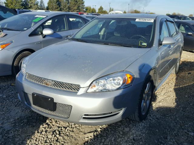 2G1WG5E31C1142462 - 2012 CHEVROLET IMPALA LT SILVER photo 2