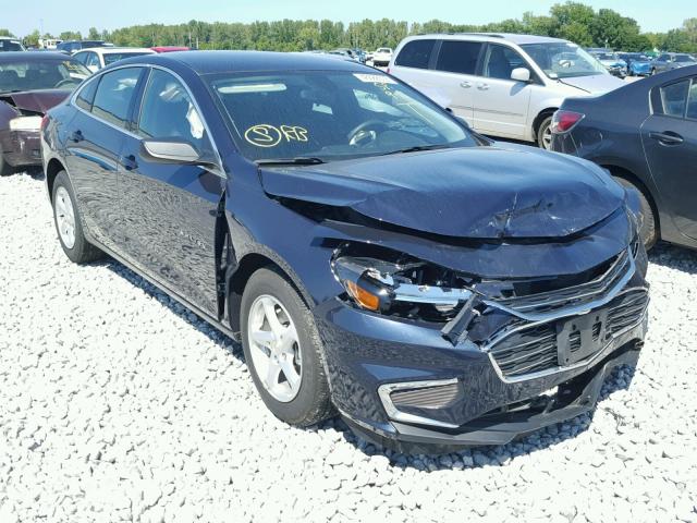 1G1ZB5STXJF106761 - 2018 CHEVROLET MALIBU LS ლურჯი ფოტო 1