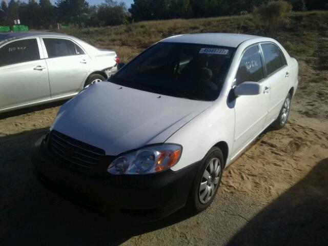 JTDBR32E332010524 - 2003 TOYOTA COROLLA CE WHITE photo 2