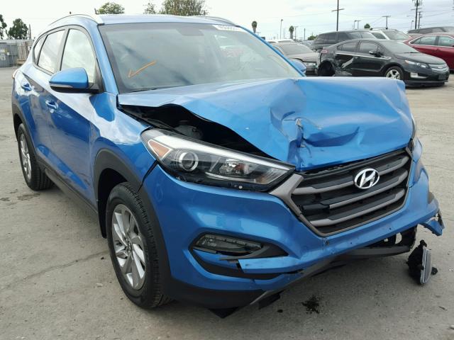 KM8J33A24GU100775 - 2016 HYUNDAI TUCSON LIM BLUE photo 1