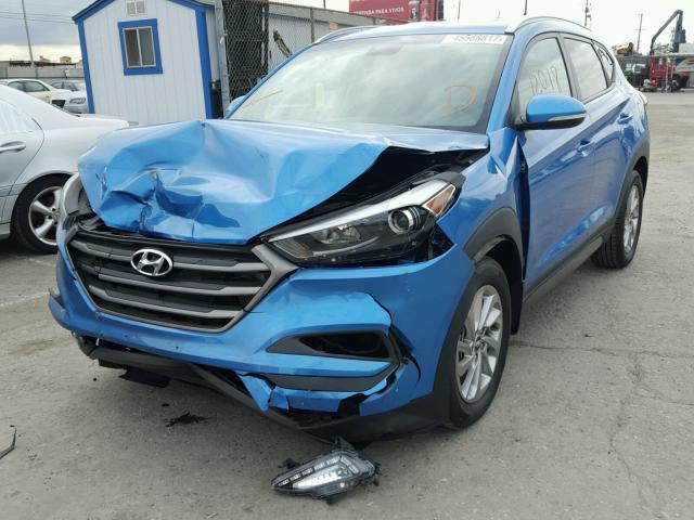 KM8J33A24GU100775 - 2016 HYUNDAI TUCSON LIM BLUE photo 2