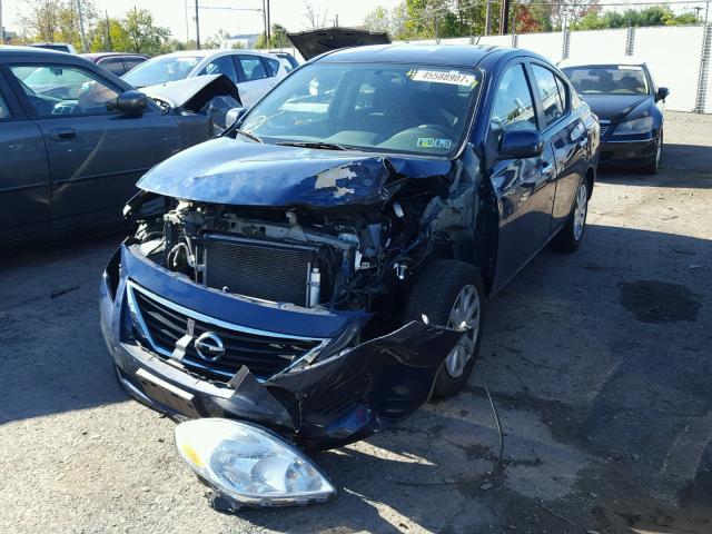 3N1CN7AP2DL882786 - 2013 NISSAN VERSA S BLUE photo 2