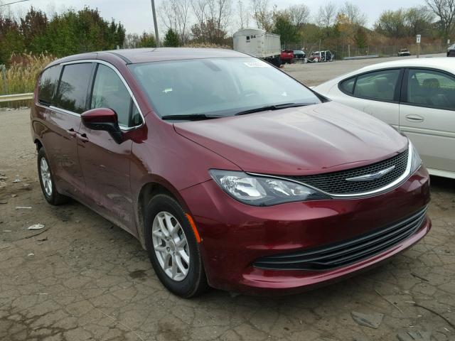 2C4RC1DG1HR509043 - 2017 CHRYSLER PACIFICA T BURGUNDY photo 1