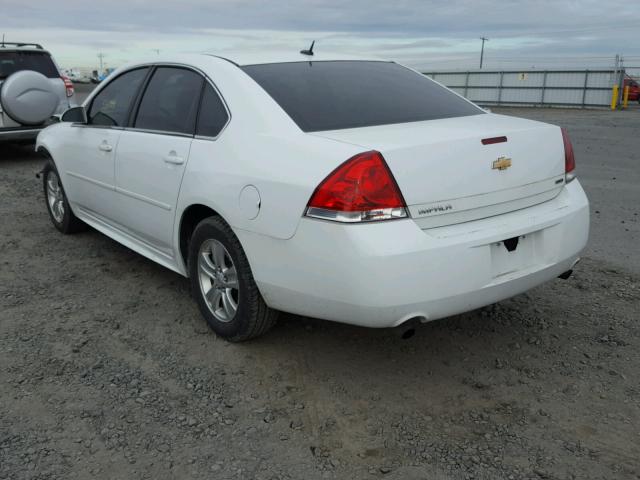 2G1WA5E34E1168493 - 2014 CHEVROLET IMPALA LIM WHITE photo 3