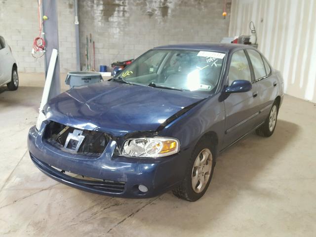 3N1CB51D36L508533 - 2006 NISSAN SENTRA BLUE photo 2