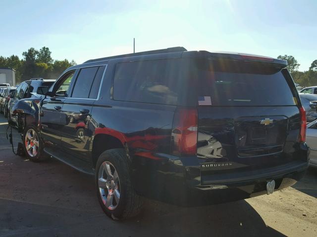 1GNSKJKC5FR574783 - 2015 CHEVROLET SUBURBAN K BLACK photo 3