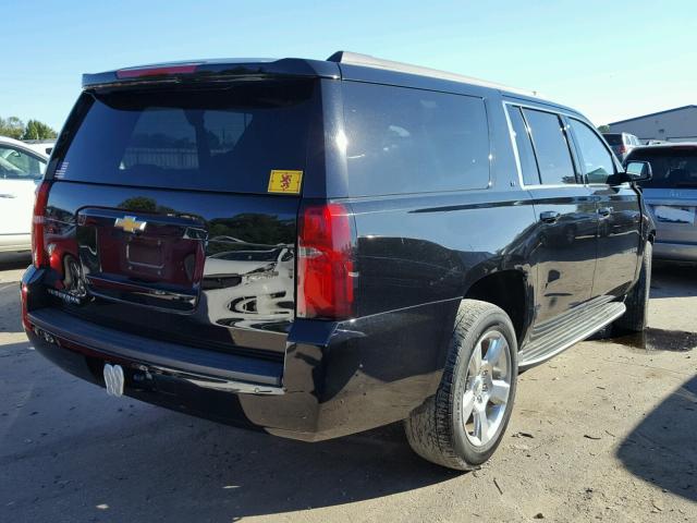 1GNSKJKC5FR574783 - 2015 CHEVROLET SUBURBAN K BLACK photo 4