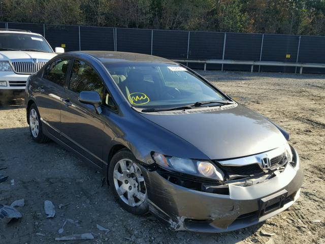 2HGFA1F57AH316607 - 2010 HONDA CIVIC GRAY photo 1