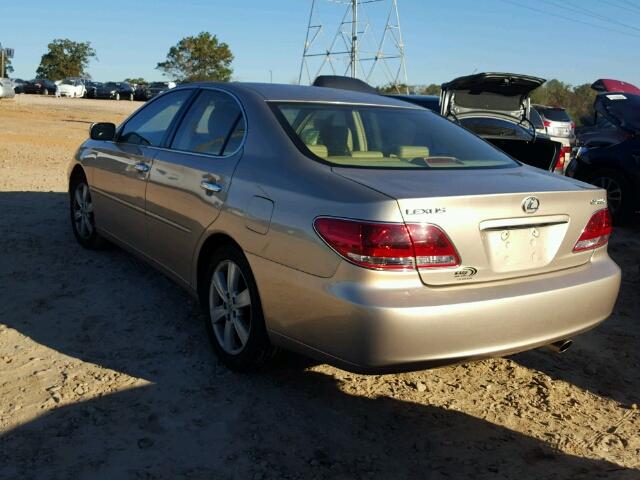 JTHBA30G655067697 - 2005 LEXUS ES 330 GOLD photo 3