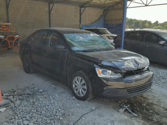 3VW2K7AJ1BM379932 - 2011 VOLKSWAGEN JETTA BASE BLACK photo 1