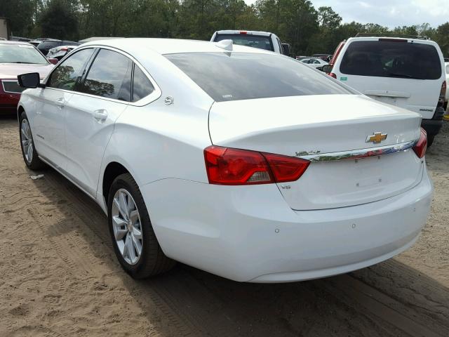 2G1115S39G9102394 - 2016 CHEVROLET IMPALA LT WHITE photo 3