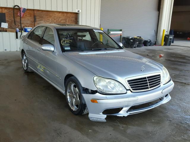 WDBNG75J03A377372 - 2003 MERCEDES-BENZ S SILVER photo 1