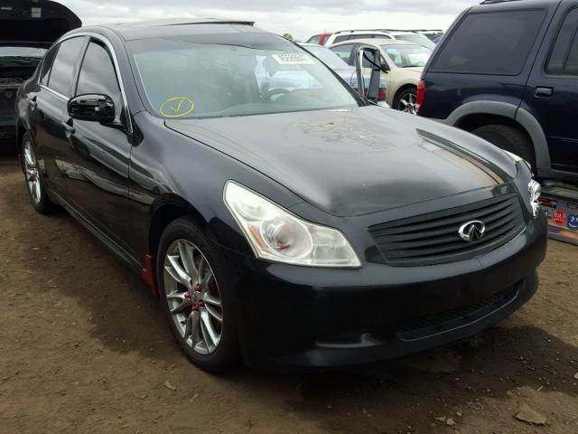 JNKBV61E98M207612 - 2008 INFINITI G35 BLACK photo 1