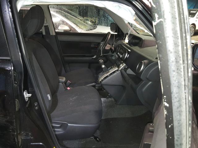 JTLKE50E181017483 - 2008 TOYOTA SCION XB შავი ფოტო 5