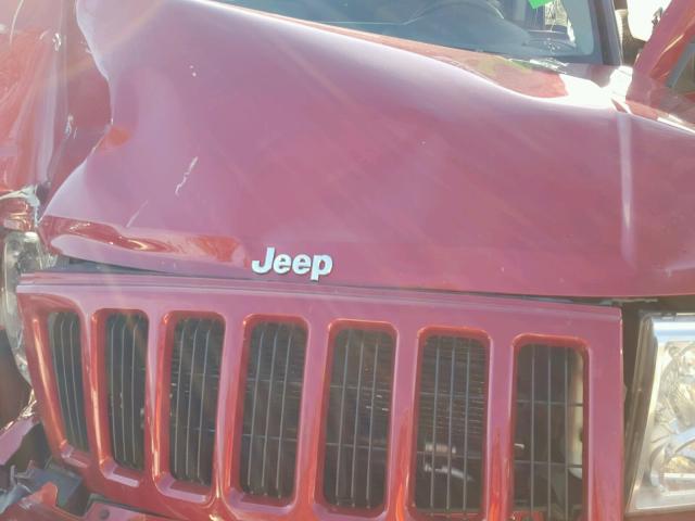 1J8HG48K66C252332 - 2006 JEEP COMMANDER RED photo 7