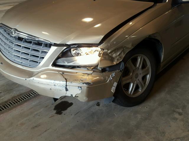 2A8GF78466R890217 - 2006 CHRYSLER PACIFICA L ოქროსფერი ფოტო 9