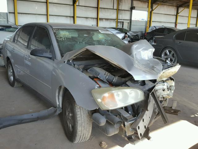 1G1ZT54835F176078 - 2005 CHEVROLET MALIBU LS SILVER photo 1