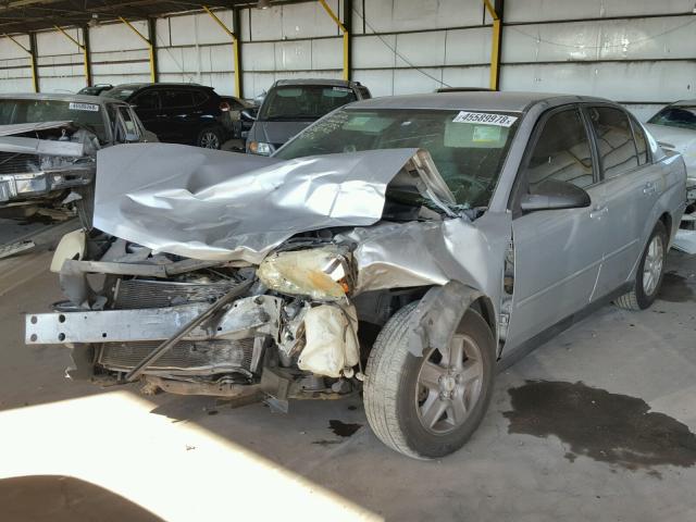 1G1ZT54835F176078 - 2005 CHEVROLET MALIBU LS SILVER photo 2