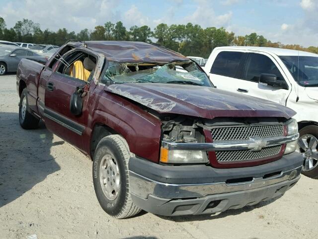 2GCEC19TX31255604 - 2003 CHEVROLET SILVERADO MAROON photo 1