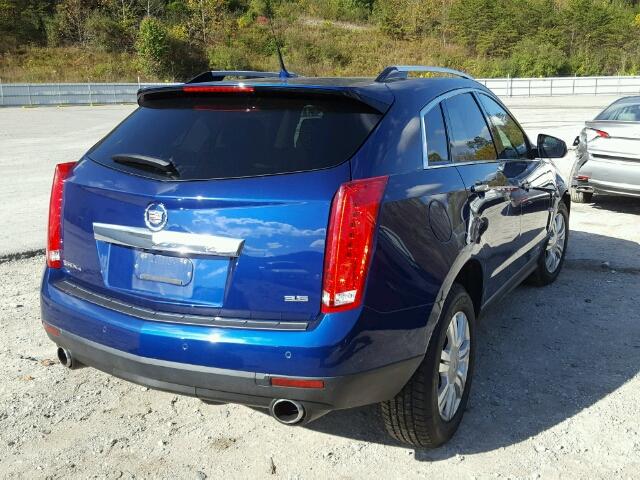 3GYFNDE38CS517415 - 2012 CADILLAC SRX LUXURY BLUE photo 4