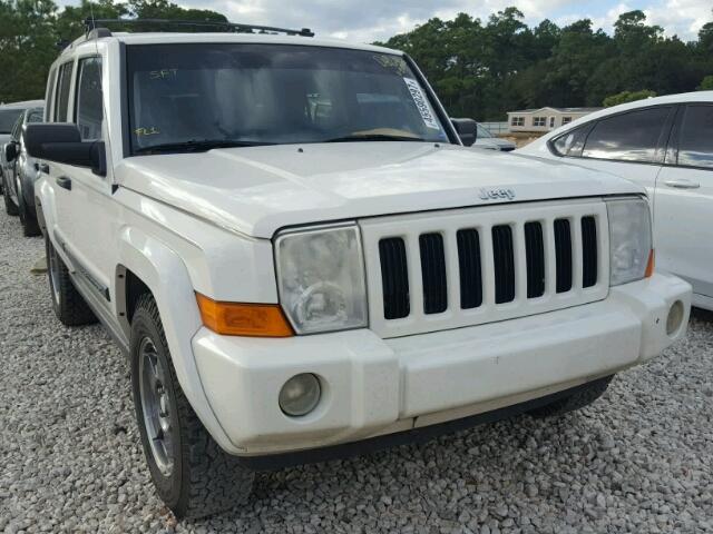 1J8HG48K46C207406 - 2006 JEEP COMMANDER თეთრი ფოტო 1