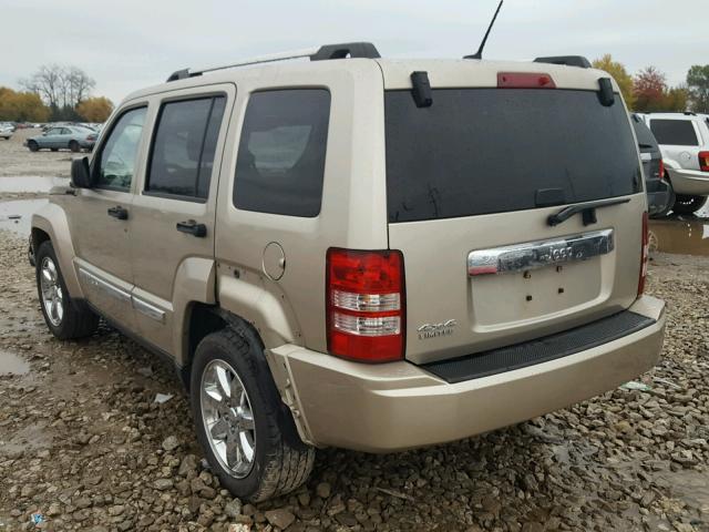 1J4PN5GK7AW161720 - 2010 JEEP LIBERTY LI GOLD photo 3