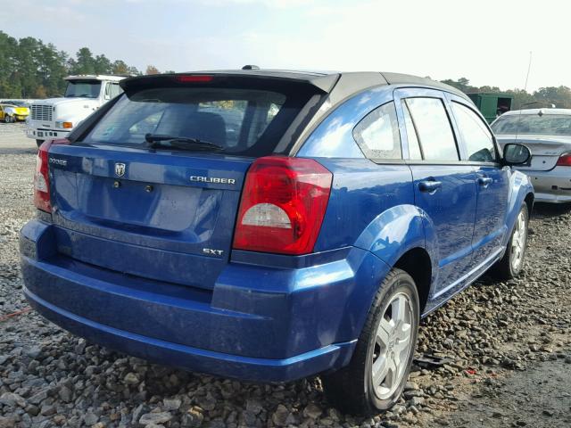 1B3HB48A69D209235 - 2009 DODGE CALIBER SX BLUE photo 4