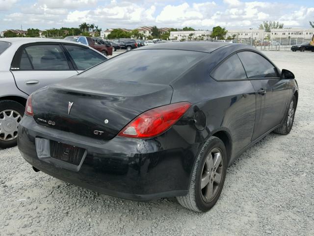 1G2ZH18N174212368 - 2007 PONTIAC G6 GT BLACK photo 4