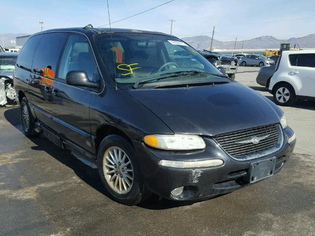 1C4GP44R3YB638687 - 2000 CHRYSLER TOWN & COU 黑色 照片 1