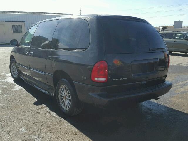 1C4GP44R3YB638687 - 2000 CHRYSLER TOWN & COU 黑色 照片 3