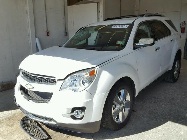 2GNALFEK7D1198618 - 2013 CHEVROLET EQUINOX LT WHITE photo 2