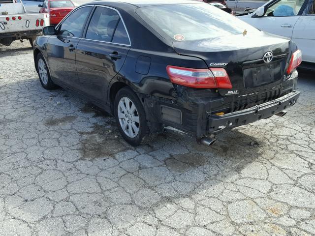 4T1BK46K07U555810 - 2007 TOYOTA CAMRY NEW BLACK photo 3