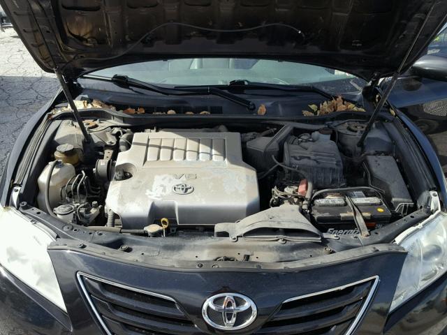 4T1BK46K07U555810 - 2007 TOYOTA CAMRY NEW BLACK photo 7