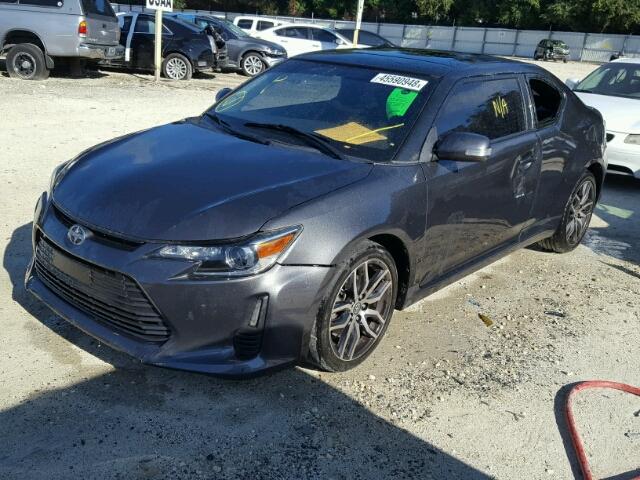 JTKJF5C76FJ006521 - 2015 TOYOTA SCION TC 灰色 照片 2