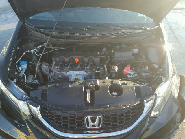 19XFB2F56FE028436 - 2015 HONDA CIVIC LX BLACK photo 7